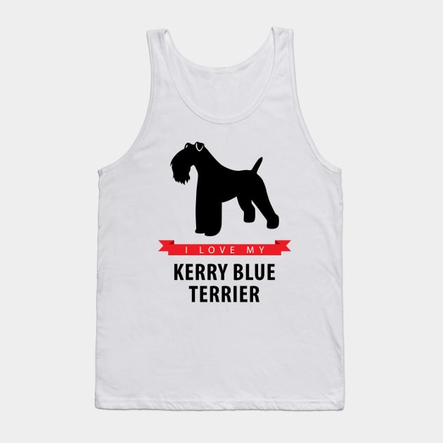 I Love My Kerry Blue Terrier Tank Top by millersye